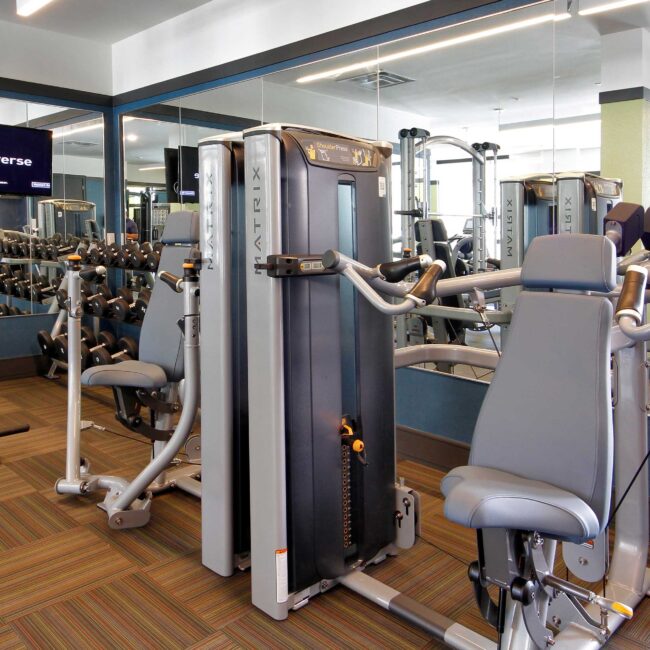 Bainbridge Coral Springs fitness center equipment